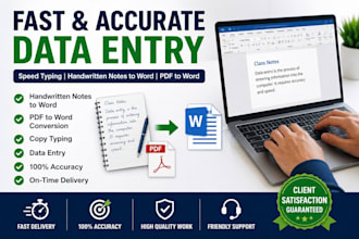 provide fast typing and handwritten notes to word conversion