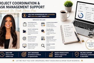 assist with project coordination and task management