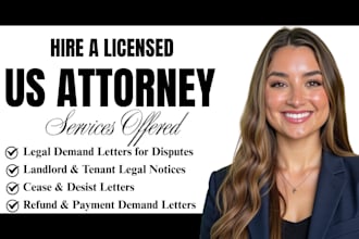 draft a powerful US attorney demand letter for payment, disputes or legal claims