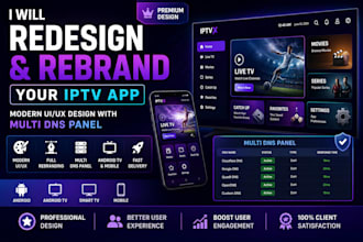 rebrand iptv app, ibo player, tivimate, sparkle app, stbemu with multi dns panel