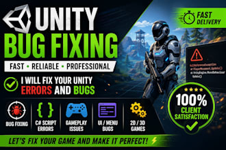 fix unity c sharp errors , bugs scripts  and game issues