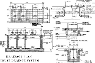 design septic system site plan stormwater drainage grading plan civil engineer