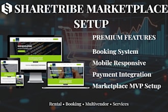 setup sharetribe marketplace, sharetribe flex booking rental website mvp