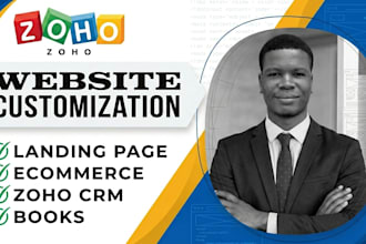 customize zoho website edit zoho website revamp zoho website design