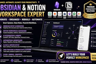 do obsidian plugin migrate organize rebuild notes into obsidian notion workspace