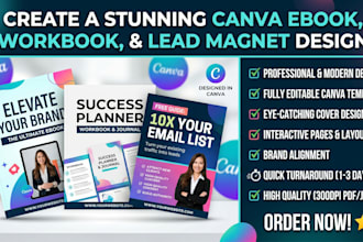 create a stunning canva ebook, workbook, or lead magnet design