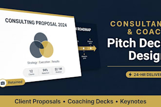 design consultant pitch deck coaching business presentation slides