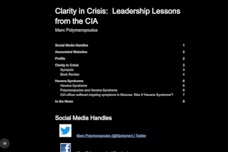research your topic and turn it into a clear story brief