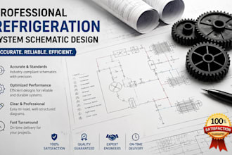 design professional refrigeration system schematics