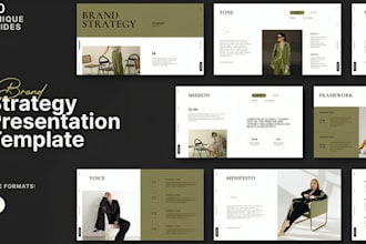 build branded editable master slides for presentations