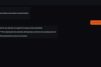 deliver a professional ai security threat assessment report
