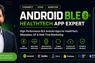 build android ble and healthtech mobile apps