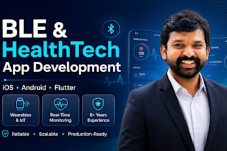 develop a ble healthcare mobile app using flutter