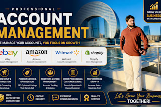 do ecommerce store management amazon, shopify, ebay, walmart