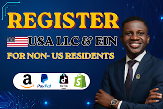 register us llc and ein for non us residents in 48 hours