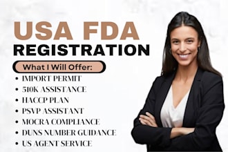 do fda cosmetic registration, mocra compliance, cosmetic listing, and US agent