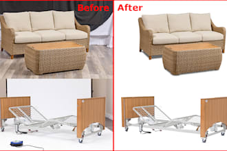 do bulk product image editing and background removal in photoshop