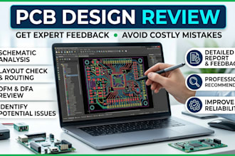 do pcb design review schematic analysis and hardware debugging