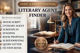 write screenplay, movie script, feature film or TV series script