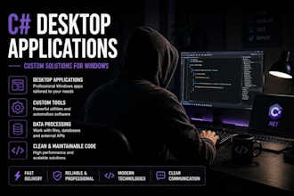 develop custom desktop applications in c sharp