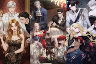 draw webtoon cover art light novel cover wattpad story cover manhwa webtoon