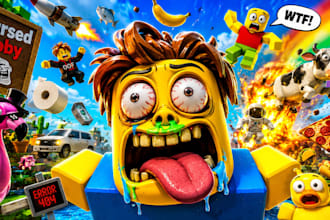 make you a high CTR roblox thumbnail