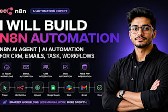 build n8n automation n8n ai agent ai automation for crm emails task workflows