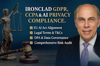 draft ironclad gdpr, ccpa, and ai privacy policies, terms and conditions, legal