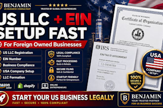 set up US llc and ein for foreign owned business compliance