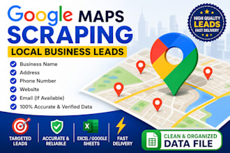 do google maps scraping for local business leads with emails