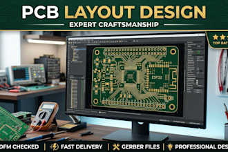 design professional pcb layout and electronic schematics