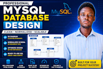 design a professional mysql database schema and er diagram