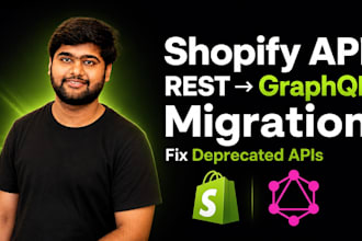 migrate shopify rest API to graphql and fix deprecated API calls