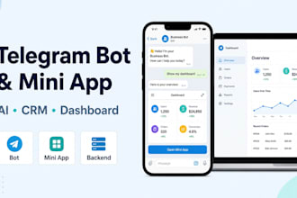 build a telegram bot or telegram mini app
