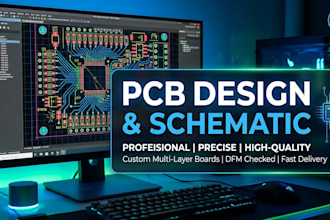 design pcb schematics for iot embedded and hardware projects