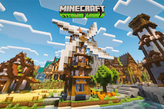 create cinematic minecraft survival thumbnails for youtube