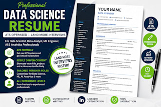 craft a data scientist resume for entry level and experienced roles