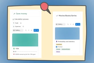 design a custom notion template or aesthetic workspace