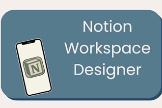 design a custom notion template or aesthetic workspace
