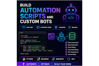 build automation scripts and custom bots