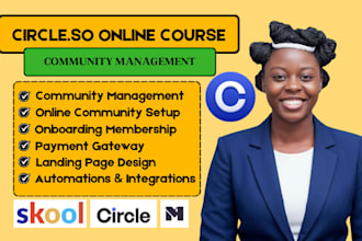 be your circle so expert setup circle so online course and manage community