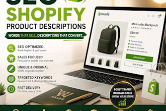 write SEO shopify product descriptions