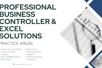 be your expert virtual assistant for advanced excel and business controll
