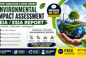 write eia environmental impact assessment report for approval