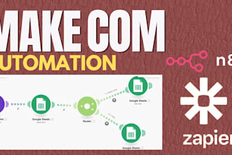 fix make com made com, setup make com ai automation make automation zapier n8n