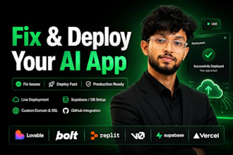 deploy your lovable, replit, bolt or v0 app to production