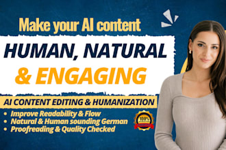 rewrite and humanize ai generated german content