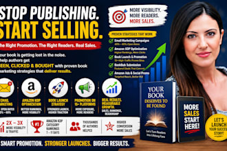 do book promotion, email marketing, amazon KDP book launch to boost book sales