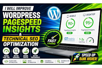 improve wordpress pagespeed insights and technical SEO optimization