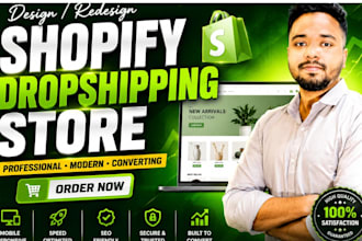 build a shopify dropshipping store